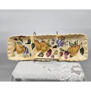 ZRIKE Golden Pear 3 Part‎ Relish Dish